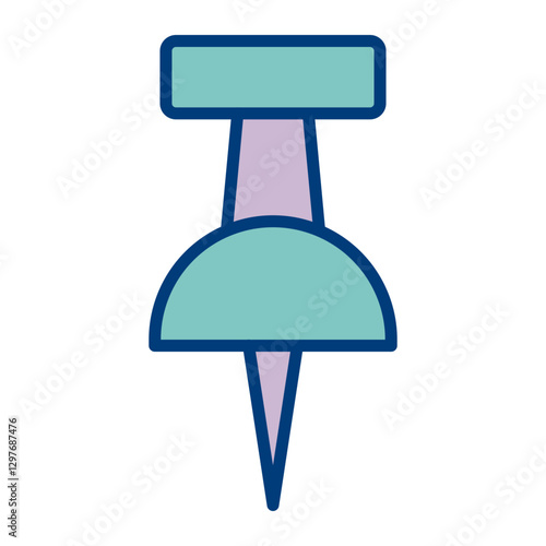 Pin Vector Icon Design