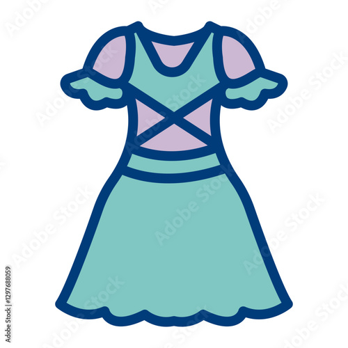 Dirndl Vector Icon Design