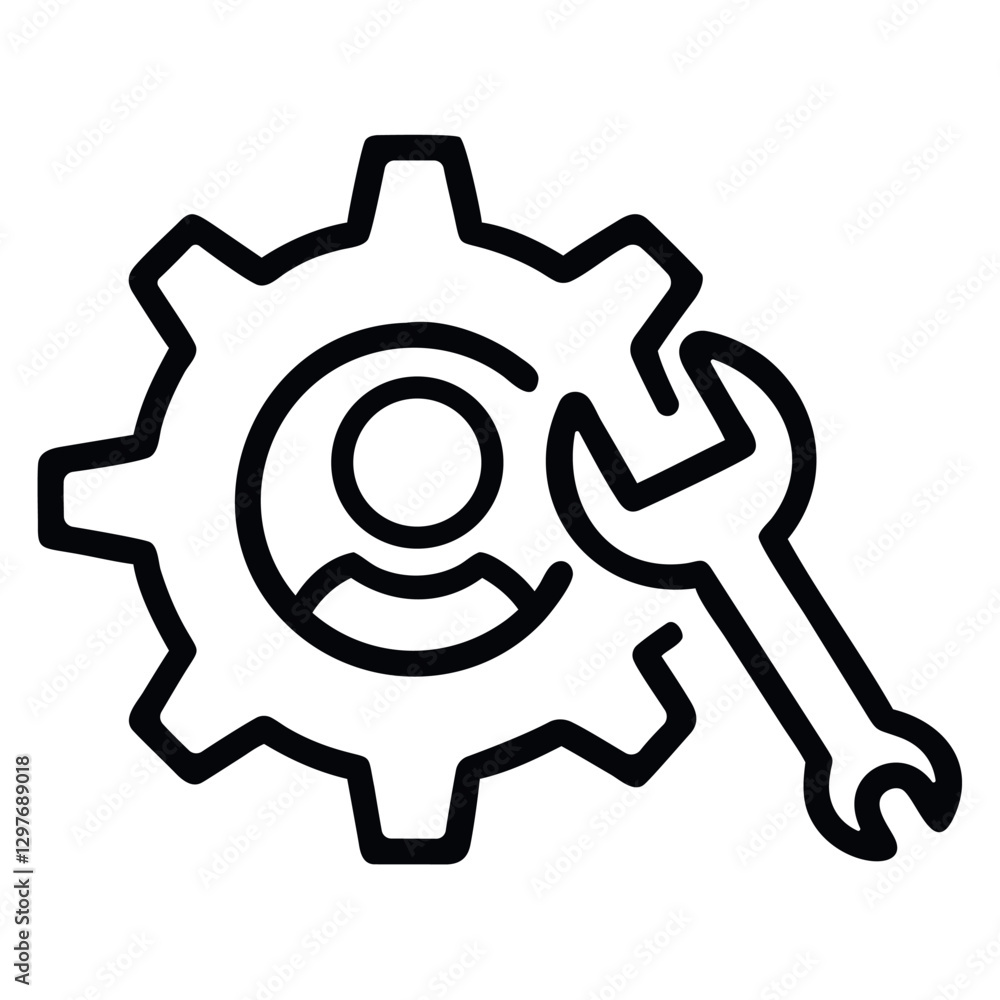Admin Icon Gear Tools System Maintenance Settings Admin Icon Gear Tools System Maintenance Settings