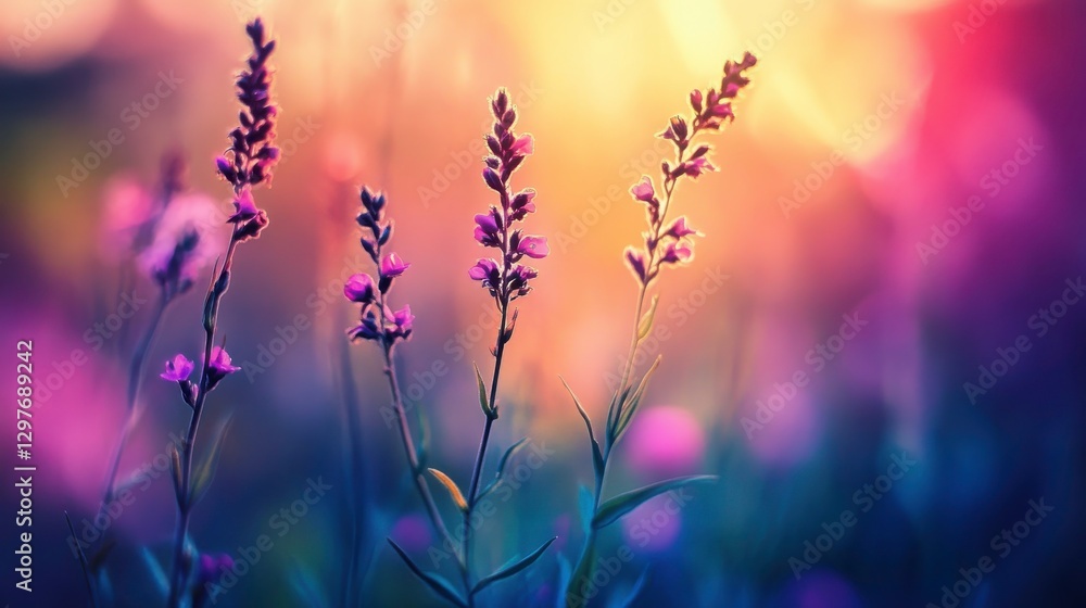 Naklejka premium Colorful Soft Light Organic Background for Creative Projects