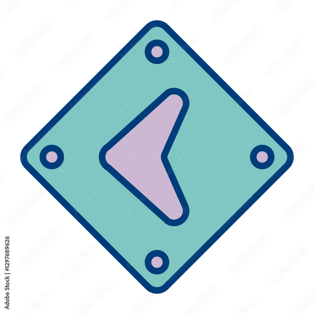 Left Chevron Arrow Vector Icon Design Left Chevron Arrow Vector Icon Design