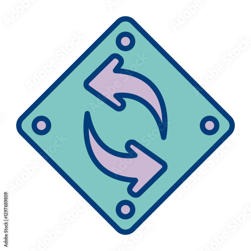 Repeat Vector Icon Design