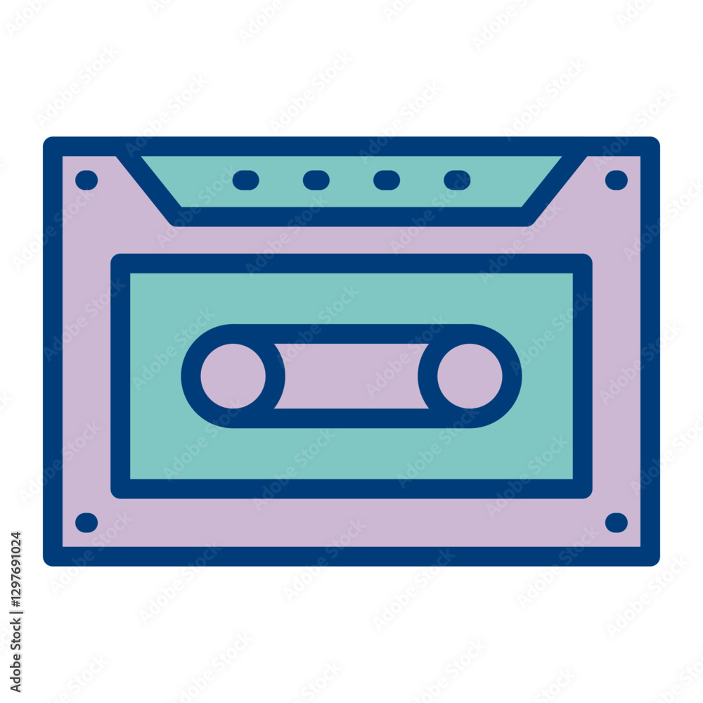 Cassette Icon Design Cassette Icon Design