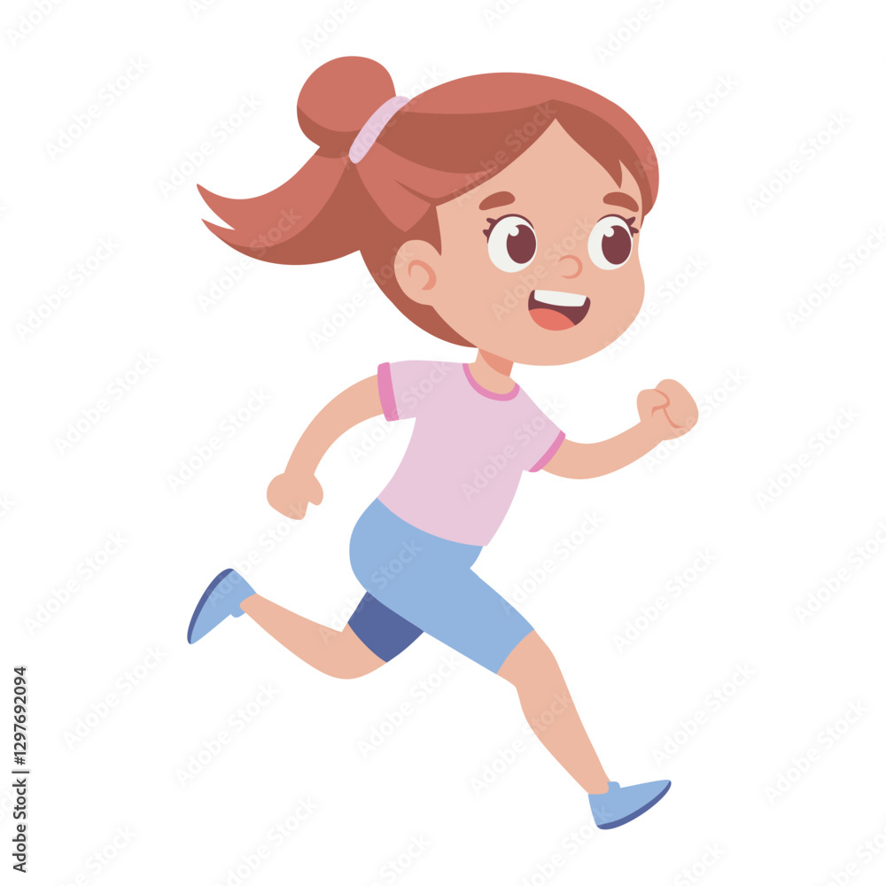 Kid Running Joyful Exercise Speed Kid Running Joyful Exercise Speed
