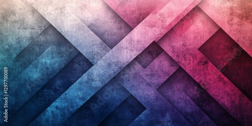Wallpaper Mural Textured geometric shapes create abstract layers of color gradient Torontodigital.ca