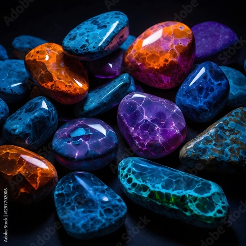 Serendibite Spectacle: The Stunning Fluorescence of Gemstones photo