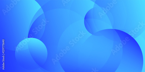 Sky blue elements with fluid gradient. Dynamic shapes composition. Vector illustration, Colorful geometric background. Abstract circle with blue background. Used to decorate billboards, Gradient shape
