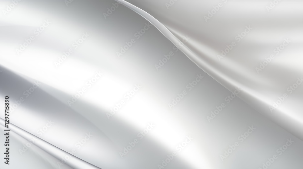 Silver to White Gradient with Subtle Metallic Shine