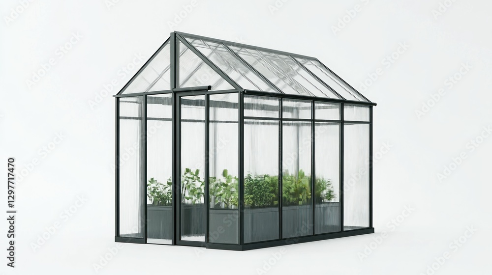Modern Greenhouse, Plants, Backyard Modern Greenhouse, Plants, Backyard