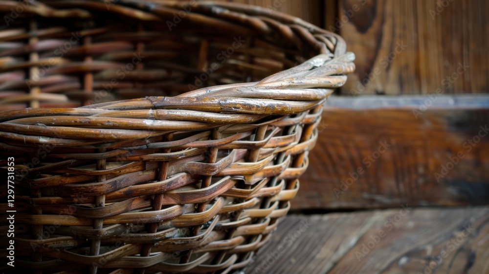 Basket: A traditionally crafted, circular container made from wood, wicker, or plastic, designed for carrying or storing items in an organized, decorative manner.
Basket: A traditionally crafted, circular container made from wood, wicker, or plastic, designed for carrying or storing items in an organized, decorative manner.