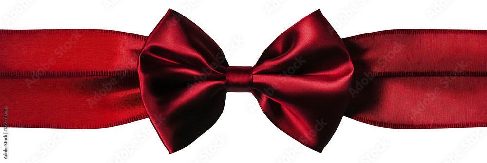 A wide red ribbon isolated on white background.PNG A wide red ribbon isolated on white background.PNG