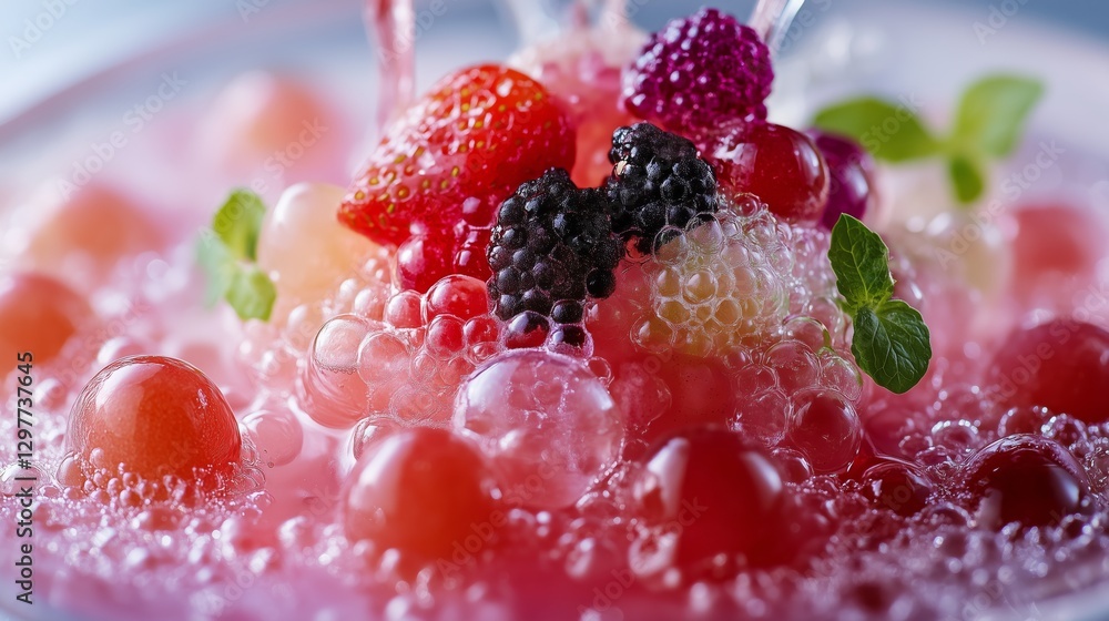 Crystal clear berry sparkling drink Crystal clear berry sparkling drink