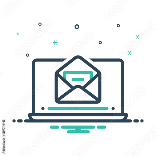 Mix icon for open mail