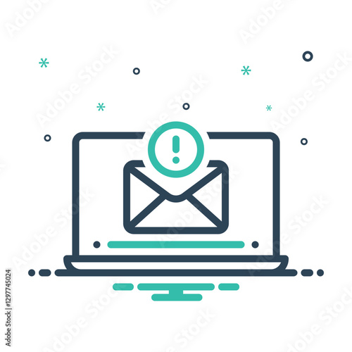 Mix icon for spam