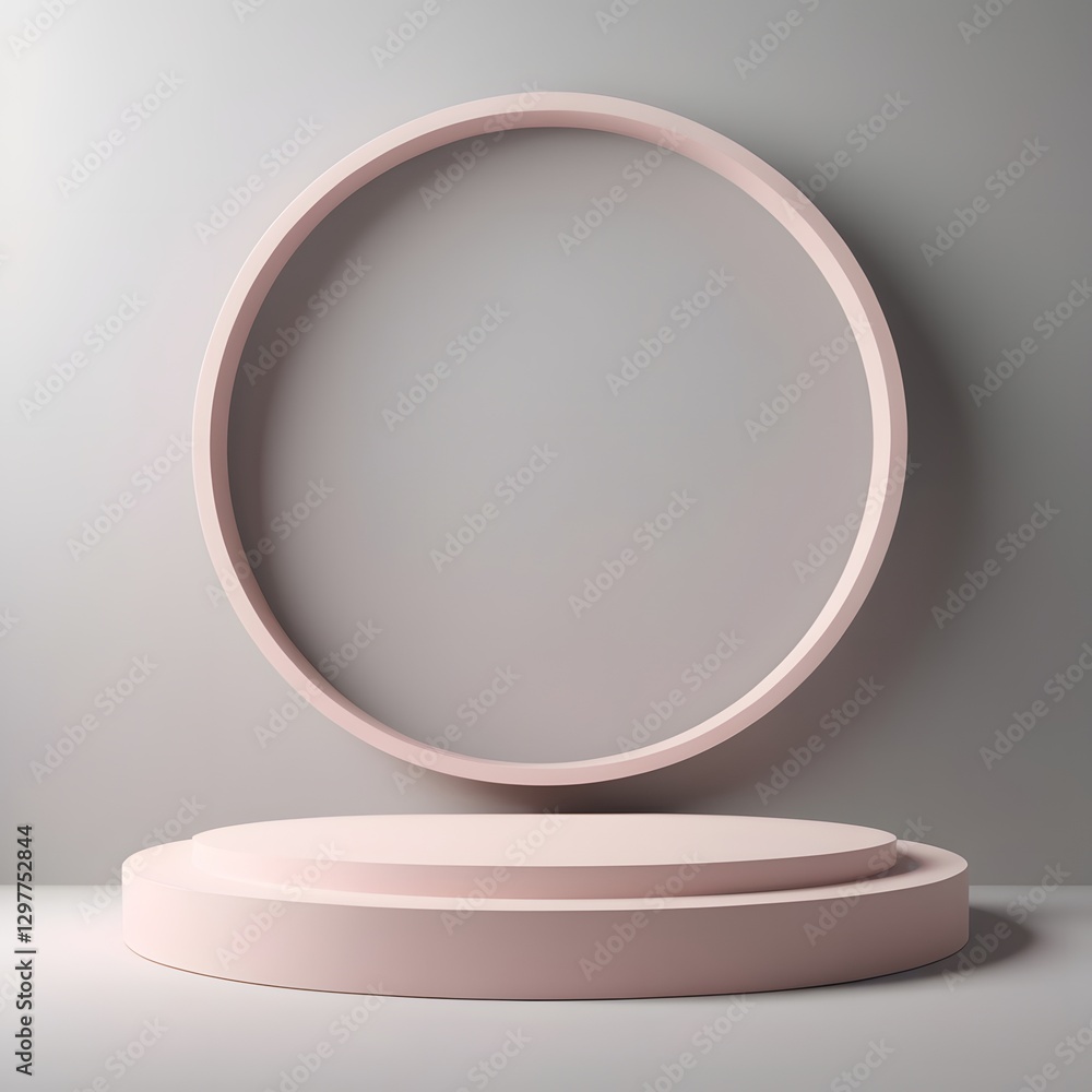 Background for product packaging on backdrop Showcase for presentation