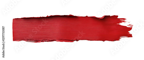 Wallpaper Mural Red ribbon, a long strip of red paper, isolated on a white background.PNG Torontodigital.ca
