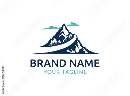 Outdoor logo design vector inspiration, wilderness outdoor adventure emblems template