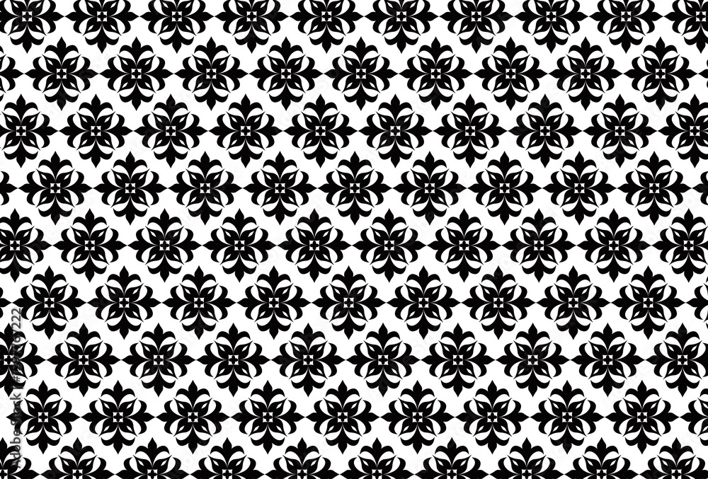 Simplicity Meets Elegance: Black & White Floral Patterns Simplicity Meets Elegance: Black & White Floral Patterns