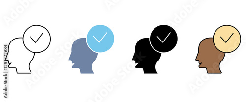 positivity concept line icon. Simple element illustration. positivity concept outline symbol design.