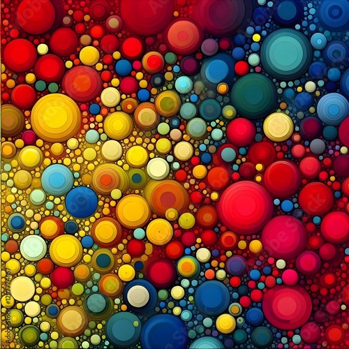 Vibrant Circular Patterns
