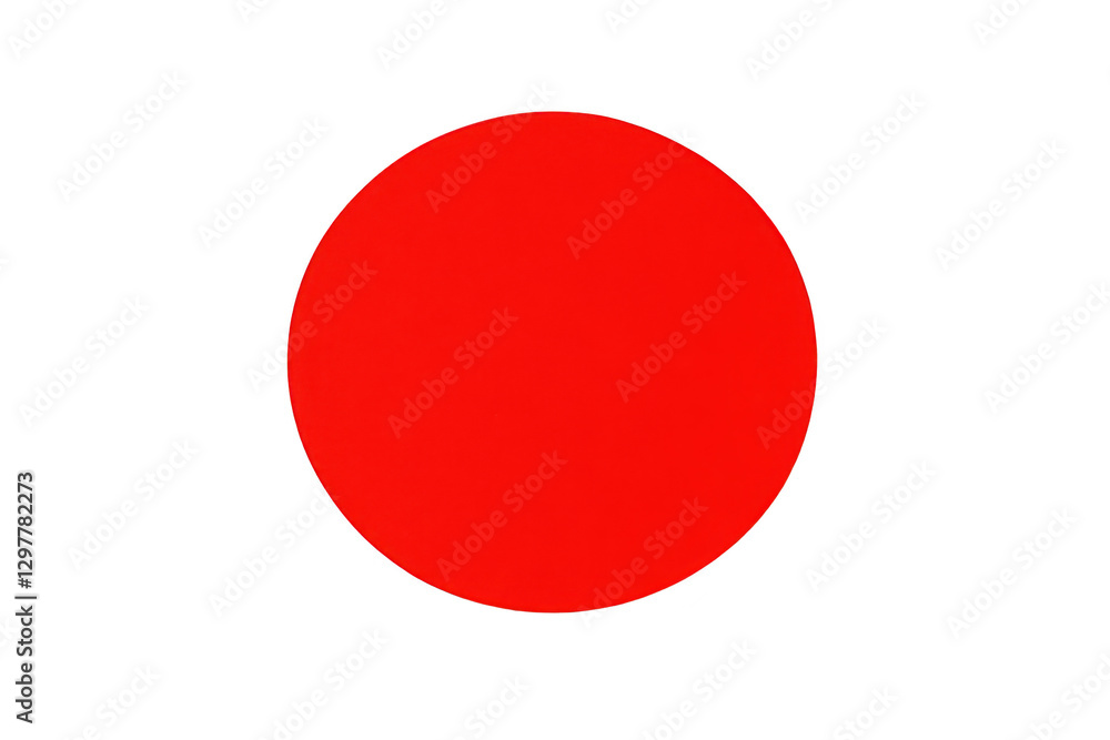 vibrant red circle on plain background, showcasing its bold color and simplicity. This captures essence of minimalism and color theory vibrant red circle on plain background, showcasing its bold color and simplicity. This captures essence of minimalism and color theory