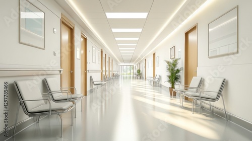 Wallpaper Mural Hospital Corridor Interior Design Torontodigital.ca