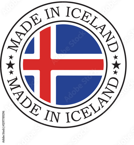 "Made in Iceland" stamp logo