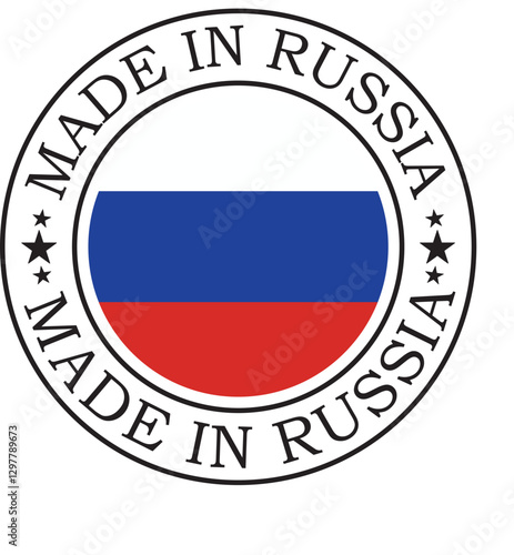Free Download Made in Russia stamp logo - GFXLoad