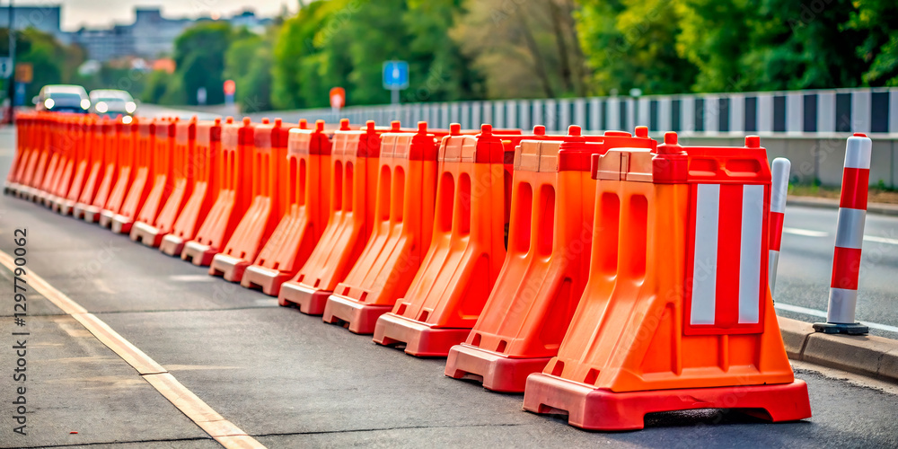 Obraz premium red and yellow plastic pipes