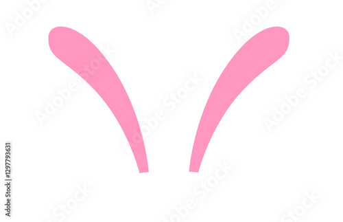 bunny ears illustraion. easter