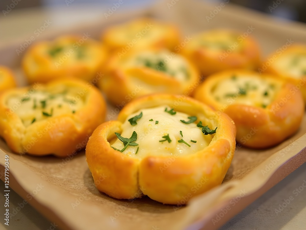 Golden Puff Pastry with Cheese and Herbs Delicious Baked Food for Culinary Arts and Recipe Inspiration Golden Puff Pastry with Cheese and Herbs Delicious Baked Food for Culinary Arts and Recipe Inspiration