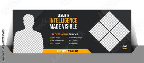 Corporate business facebook cover page timeline, web banner design, Digital service facebook cover photo.