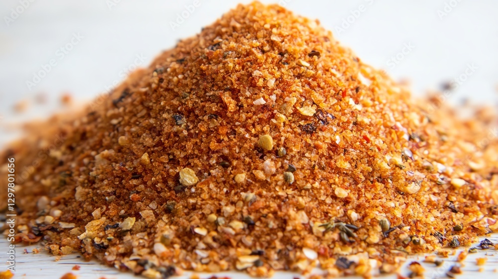 Colorful pile of spices on a white isolated background. Colorful pile of spices on a white isolated background.