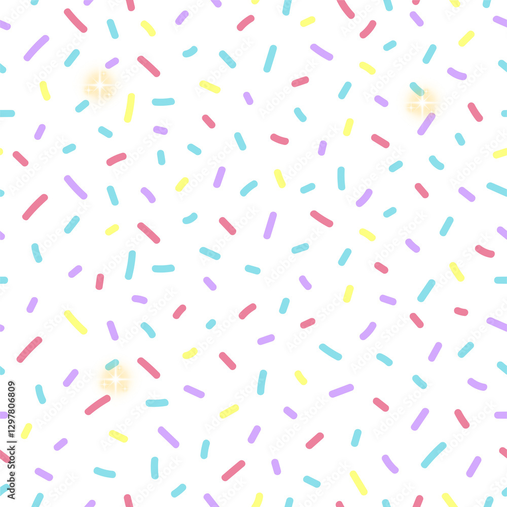 colorful confetti on white colorful confetti on white