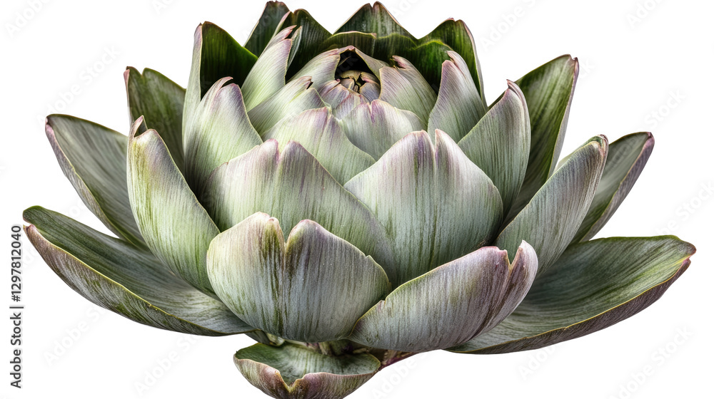 Artichoke's Floral Elegance: This image captures a perfectly in-focus artichoke, presenting the intricate layers of its leaves in exquisite detail. Artichoke's Floral Elegance: This image captures a perfectly in-focus artichoke, presenting the intricate layers of its leaves in exquisite detail.