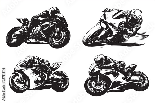 Motorcycle Sport Logo – Custom Vintage Biker Branding Design