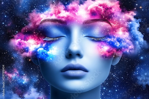 Cosmic Mind Nebula Dreamscape