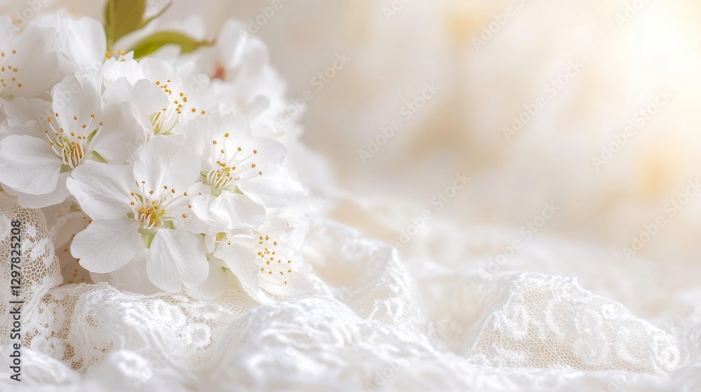 A nostalgic close-up of white lace curtains gently fluttering beside an open window A nostalgic close-up of white lace curtains gently fluttering beside an open window