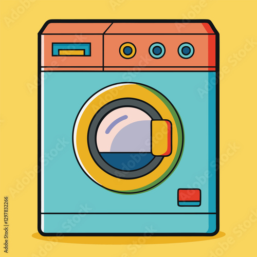 washing machine vector