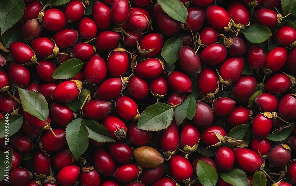pile of red berries pile of red berries