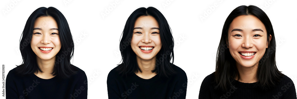 Smiling Asian Woman With A Bright And Joyful Expression On Transparent Background
Smiling Asian Woman With A Bright And Joyful Expression On Transparent Background