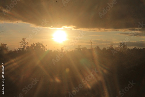 Картината върху платно A gentle breeze might blow, rustling the leaves or plants