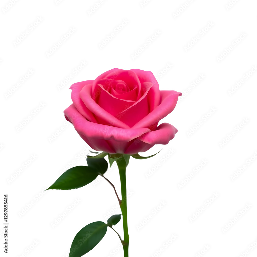 Pastel Pink Rose Flower Isolated on Transparent Background Pastel Pink Rose Flower Isolated on Transparent Background