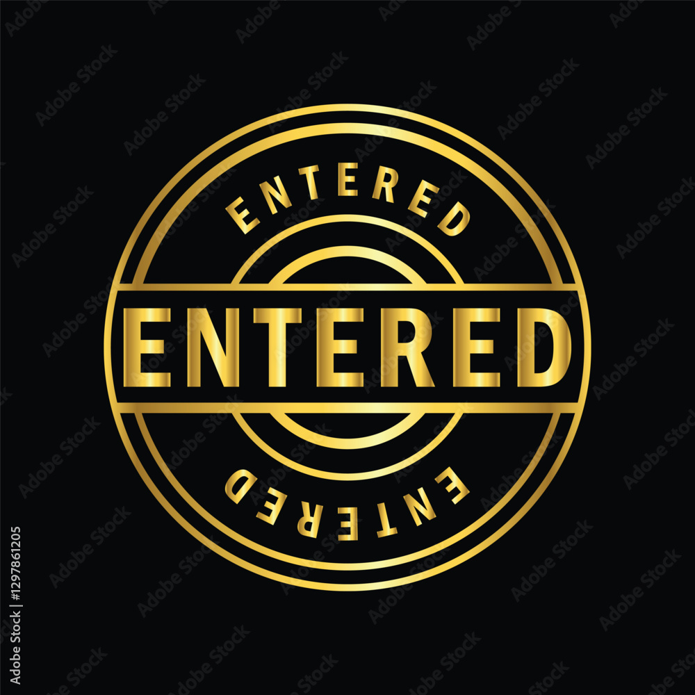 gold color entered rubber stamp , icon, flat, design, vector, illustrations, Graphic Design, education, style, trendy, collections gold color entered rubber stamp , icon, flat, design, vector, illustrations, Graphic Design, education, style, trendy, collections