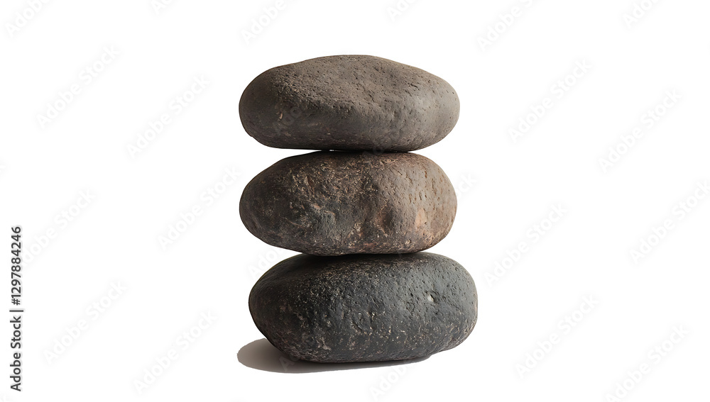 stack of stones isolated on white background PNG stack of stones isolated on white background PNG