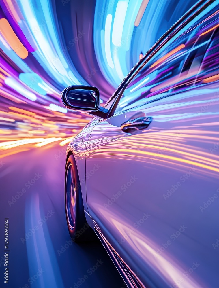 Night Drive, Speed Blur Night Drive, Speed Blur