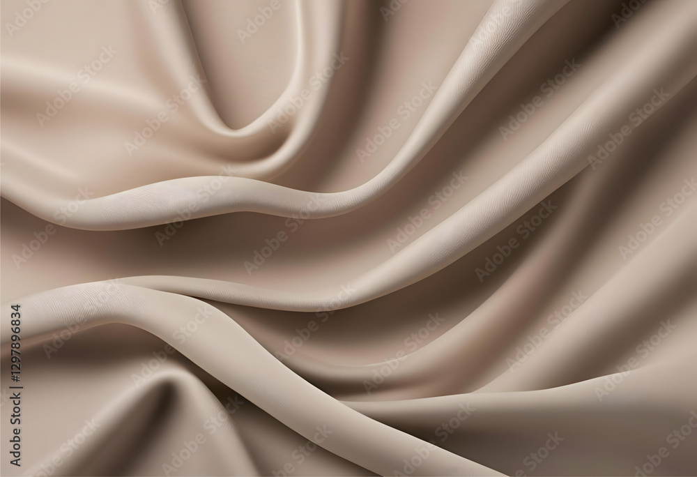 Obraz premium Elegant silk and satin fabric texture with smooth shiny waves and soft drapery in purple, creating a luxurious and fashionable backdrop Wallpaper 4k , Generative AI