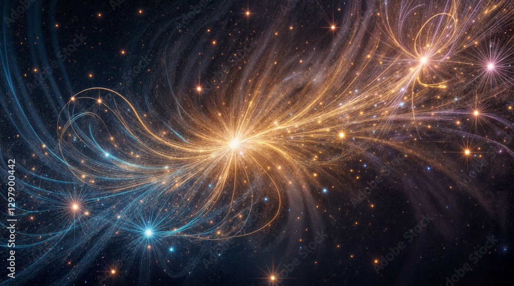 Fototapeta premium galaxy, space, starlight