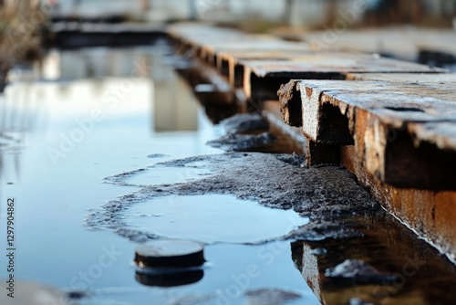 Leakage of toxic chemicals from dried-up reservoirs, which negatively affect the environment. 