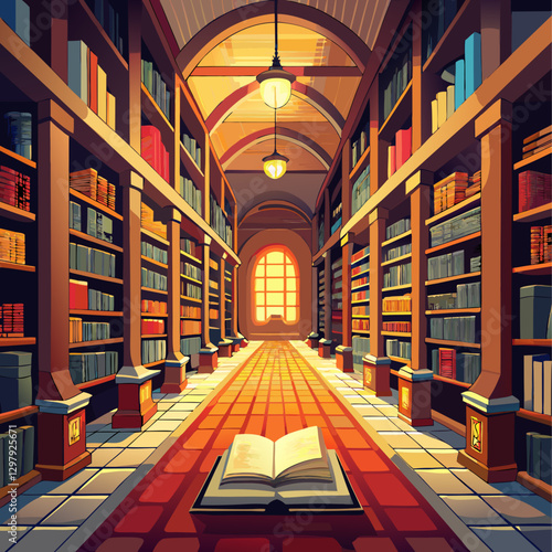 The Enchanted Library Hall